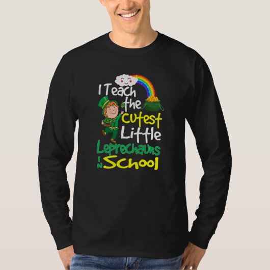 I Teach The Cutest Little Leprechauns In School Gi Tシャツ (正面)