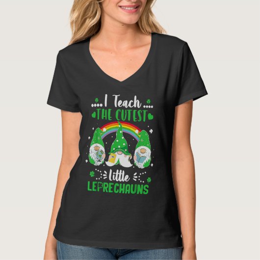 I Teach The Cutest Little Leprechauns St Patricks Tシャツ (正面)