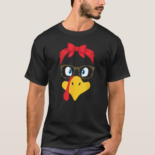 I Teach The Cutest Little Turkeys Thanksgiving For Tシャツ (正面)