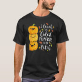 I Teach The Cutest Pumpkins In The Patch Teacher F Tシャツ (正面)