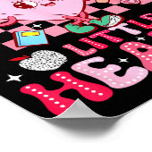 I Teach The Sweetest Little Heart Teacher Valentin ポスター (角)