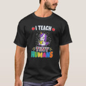 I Teach Tiny Humans Primary Elementary Teacher Cla Tシャツ (正面)