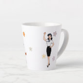 I Teach What’s Your Superpower Mug – Teacher Gift カフェラテマグ (右アングル)