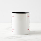 "I Tell You What to Do, the Music... " Cuer Mug ツートーンマグカップ (中央)