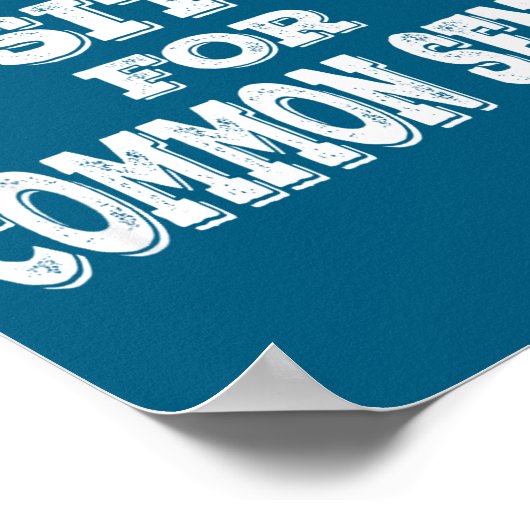 I Tested Sitive For Common Sense Funny Quote Sayin ポスター (角)