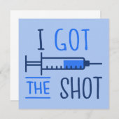 I The 得 Shot III – ワクチン接種プロワクチン 招待状 (正面/裏面)