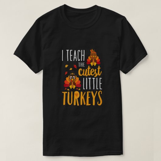 I The Cukeys Shirt教え、先生Thanksgi Tシャツ (デザイン正面)