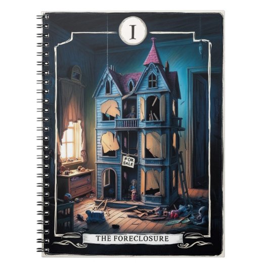 I The Foreclosure -幽霊が出たい、タロット ノートブック (正面)