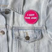 I THE JAB 得 （ホットピンク）ボタン 缶バッジ (インサイチュ)