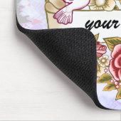 I Thee Wed 結婚マウスパッド マウスパッド (コーナー)