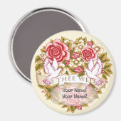 I Thee Wed 結婚 マグネット (正面/裏面)