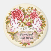 I Thee Wed 結婚 マグネット (正面)