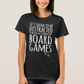 I think about board games tシャツ (正面)