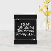 I Think I've Seized The Wrong Foring Day  カード (黄色い花)