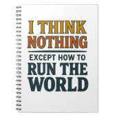 I think Nothing - Rule the world ノートブック (正面)