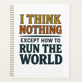I think Nothing - Rule the world プランナー手帳