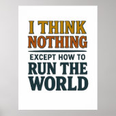 I think Nothing - Rule the world ポスター (正面)