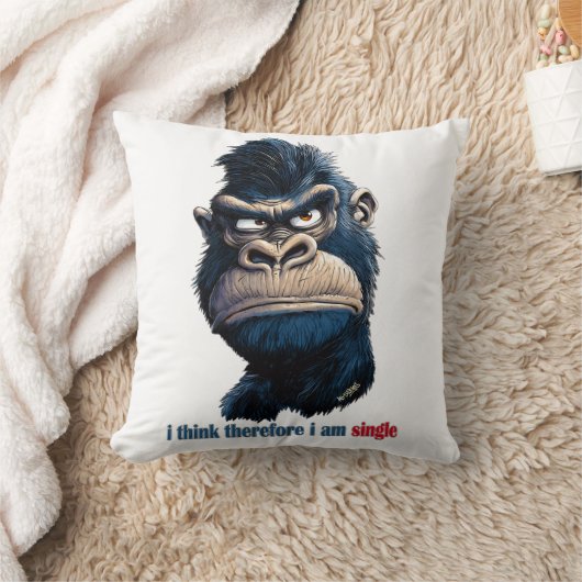 i think therefore i am single クッション (ブランケット)