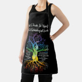 I Think To Myself What A Wonderful World Hippie エプロン (インサイチュ)