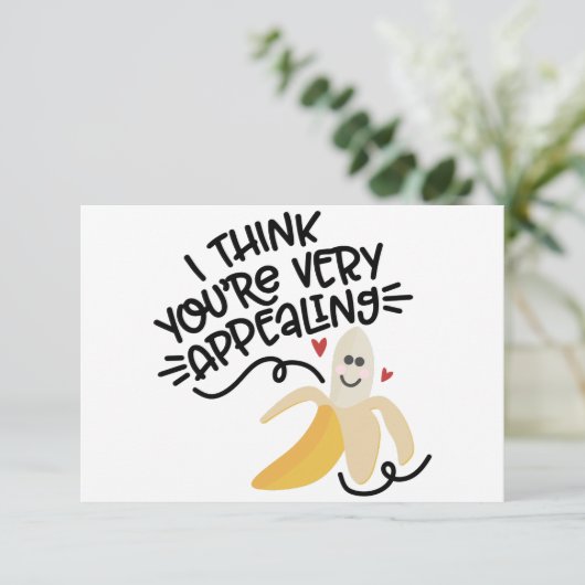 I Think You’re Very Appealing | Cute Banana Pun De 招待状 (スタンド正面)