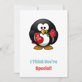I Think You're Special Penguin Printable  シーズンカード