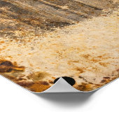 I Think You're Trash Funny Raccoon Love Sign ポスター (角)