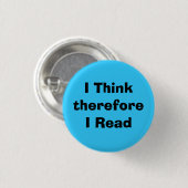 I ThinkthereforeIの読書 缶バッジ (正面&裏面)