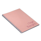 I Thoughts シンプル Journal ノートブック (右側)