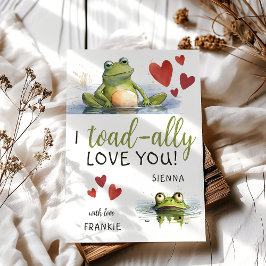 I Toad-ally Love You | 楽しいバレンタインデー シーズンカード