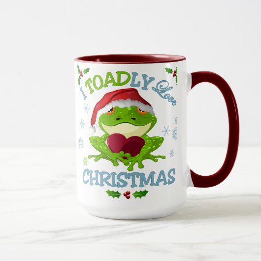 I Toadly愛クリスマスのマグ マグカップ (右)