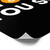 I Told You So - Funny Crypto Trader Btc Bitcoin In ポスター (角)