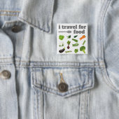 i travel for food button 缶バッジ (インサイチュ)