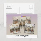 I Travel... With My Books!  ポストカード (正面/裏面)