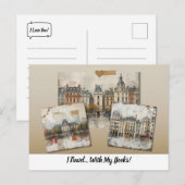 I Travel... With My Books! ポストカード (正面/裏面)