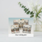 I Travel... With My Books! ポストカード (スタンド正面)