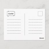 I Travel... With My Books! ポストカード (裏面)