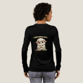 "I Tried Being Nice… It Didn’t Work" (Angry Sheep) トライブレンドＴシャツ (背面全体)