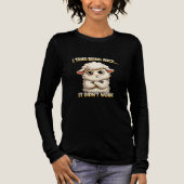 "I Tried Being Nice… It Didn’t Work" (Angry Sheep) トライブレンドＴシャツ (正面)
