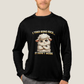 "I Tried Being Nice… It Didn’t Work" (Angry Sheep) トライブレンドＴシャツ (正面)