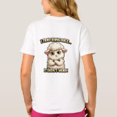 "I Tried Being Nice… It Didn’t Work" (Angry Sheep) Tシャツ (裏面)
