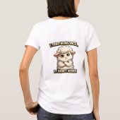"I Tried Being Nice… It Didn’t Work" (Angry Sheep) Tシャツ (裏面)