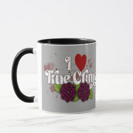 I ❤️ True Crime.–Personalized Name マグカップ