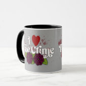 I ❤️ True Crime.–Personalized Name マグカップ (正面左)