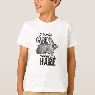 I truly care about the hare tシャツ