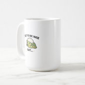 I Try To Be Nice But Cute Dark Humor Turtle mug コーヒーマグカップ (正面左)