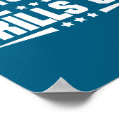 I Turn Grills On Funny Outdoor Cooking Quote  ポスター (角)