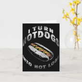 I Turn Hot Dogs Into Hot Logs  カード (黄色い花)