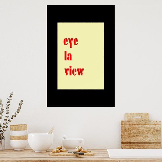 I UカLOVEード ポスター (キッチン)