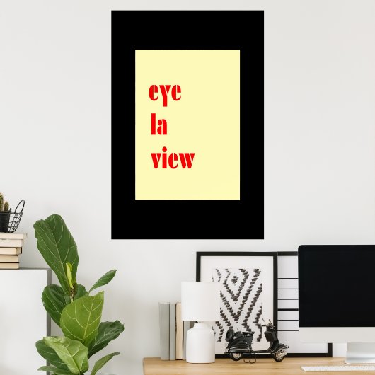 I UカLOVEード ポスター (ホームオフィス)