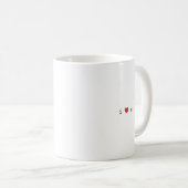 i ❤️ u mug  コーヒーマグカップ (正面右)